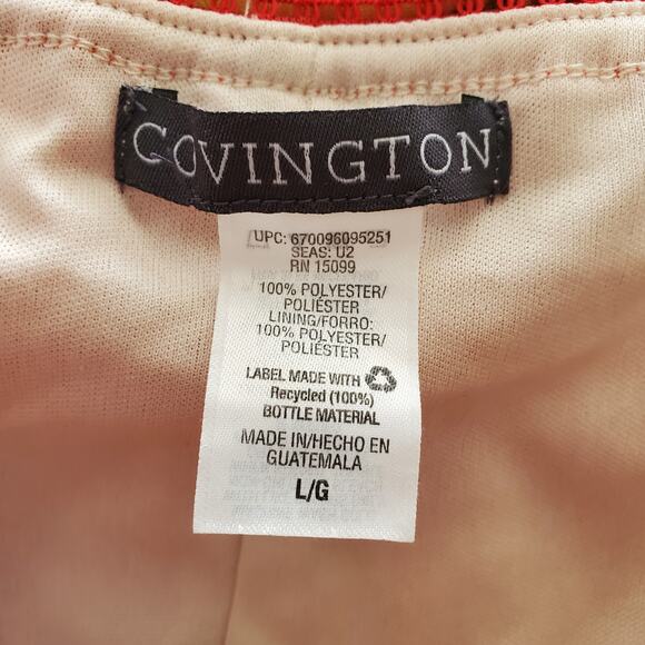 Convington Bright Floral Flowy Midi Maxi Skirt L - Picture 5 of 6